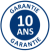 10 ans garantie